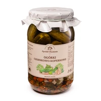 Ogórki czosnkowo-koperkowe, Ogródek Dziadunia