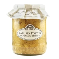 Kapusta postna z grzybami leśnymi, Krokus