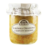 Surówka obiadowa z kapusty kiszonej 