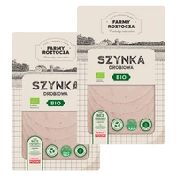 Szynka drobiowa w plastrach Bio 200g, Farmy Roztocza