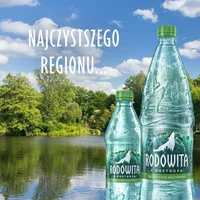 Woda mineralna gazowana 0,6l, Rodowita z Roztocza