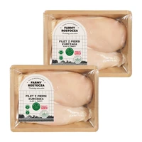 Zestaw mięsa drobiowego: filet z piersi kurczaka 2 opakowania, Farmy Roztocza