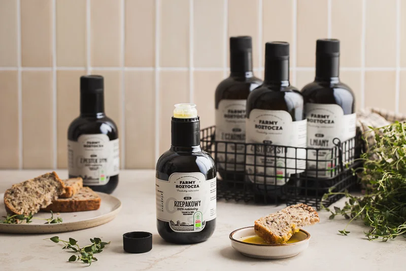 Tłoczony na zimno z upraw ekologicznych