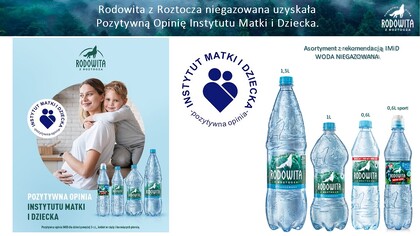 Woda mineralna niegazowana 1,5l, Rodowita z Roztocza