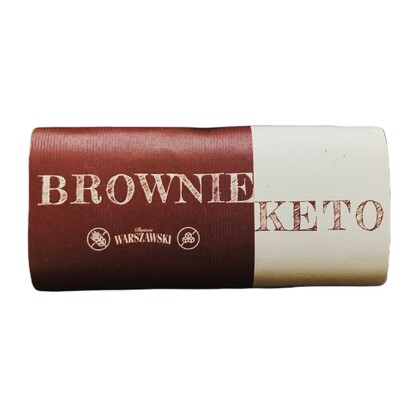 Baton brownie keto, bez cukru, bezglutenowy, Baton Warszawski