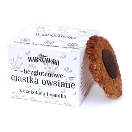 Ciastka owsiane z czekoladą i wanilią bezglutenowe, Baton Warszawski