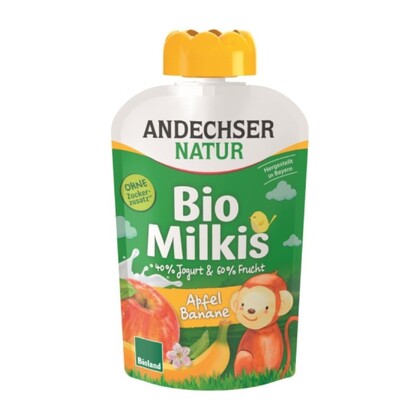 Deser jogurtowy jabłko - banan Bio, Andechser Natur