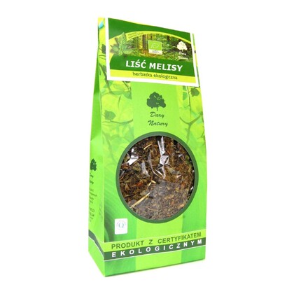 Herbatka liść melisy Bio, 100g, Dary Natury 