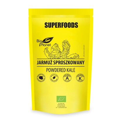 Jarmuż sproszkowany Bio, 125g, Bio Planet