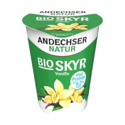 Jogurt Skyr 0,2% tł. waniliowy Bio, Andechser Natur