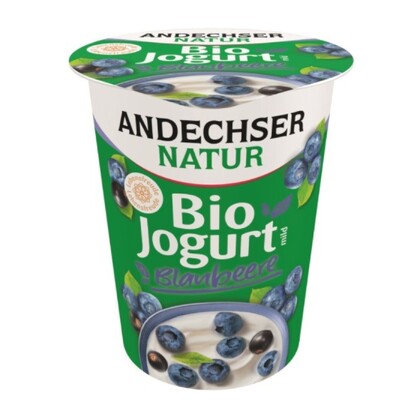 Jogurt borówkowy Bio, Andechser Natur