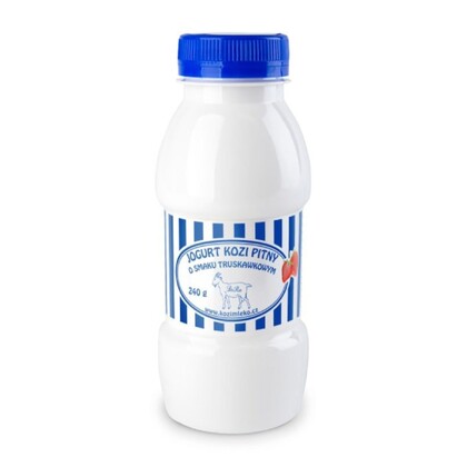 Jogurt kozi pitny truskawkowy, Bifidora