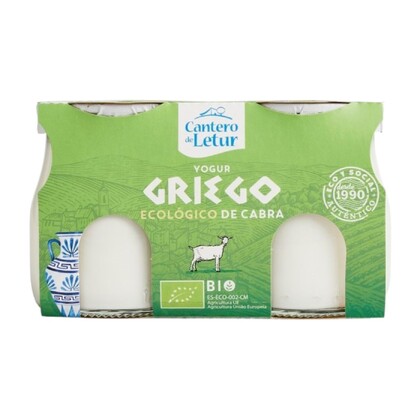 Jogurt kozi typu greckiego Bio, 2 x 125g, Cantero de Letur