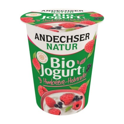 Jogurt malina - czarny bez Bio, Andechser Natur