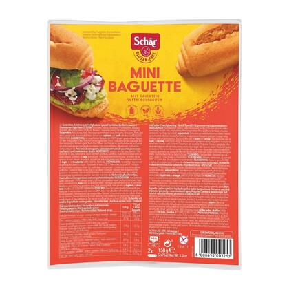 Mini baguette - bagietki do zapiekania, bezglutenowe