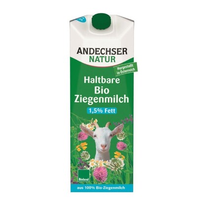 Mleko kozie 1,5 % tł. Bio, Andechser Natur