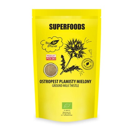 Ostropest plamisty mielony Bio, 200g, Bio Planet