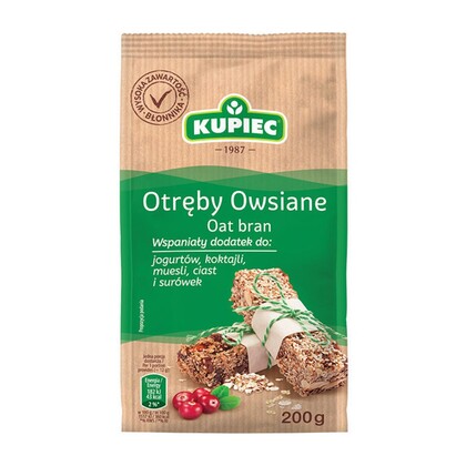 Zestaw 8 szt. otręby owsiane, Kupiec
