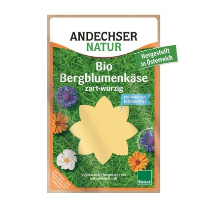 Ser z kwiatami górskimi w plastrach Bio, Andechser Natur