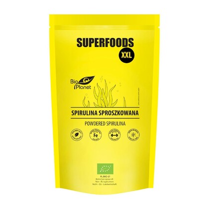 Spirulina sproszkowana Bio, 600g, Bio Planet