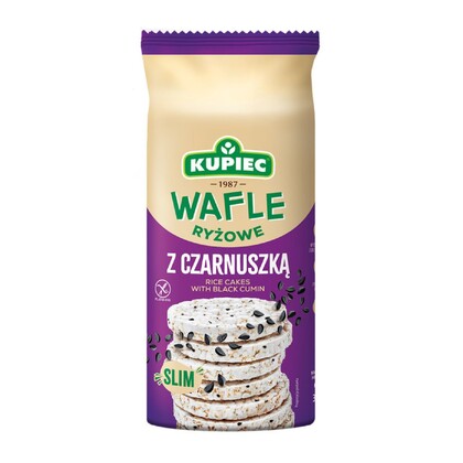 Wafle ryżowe z czarnuszką Slim, Kupiec