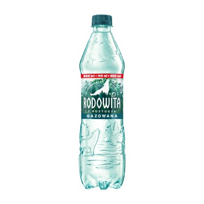 Woda mineralna gazowana 0,6l, Rodowita z Roztocza