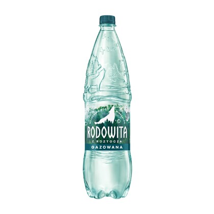 Woda mineralna gazowana 1,5l, Rodowita z Roztocza