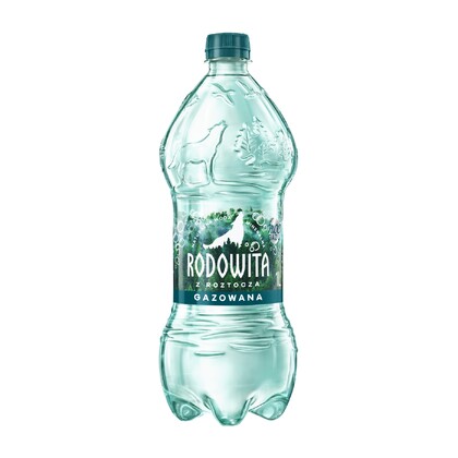 Woda mineralna gazowana 1l, Rodowita z Roztocza