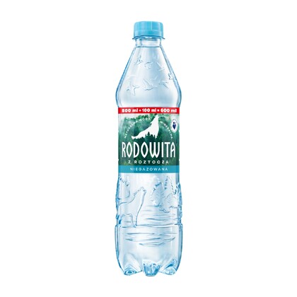 Woda mineralna niegazowana 0,6l, Rodowita z Roztocza