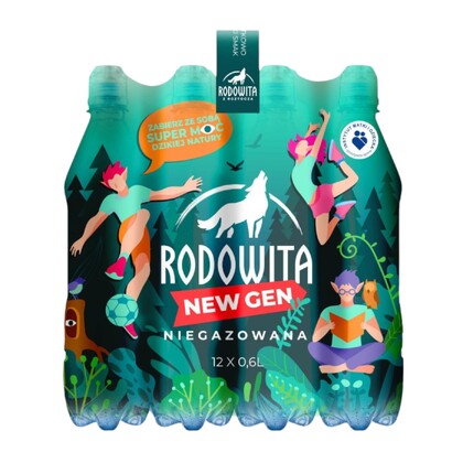 Woda mineralna niegazowana Sport 12 x 600 ml, Rodowita z Roztocza