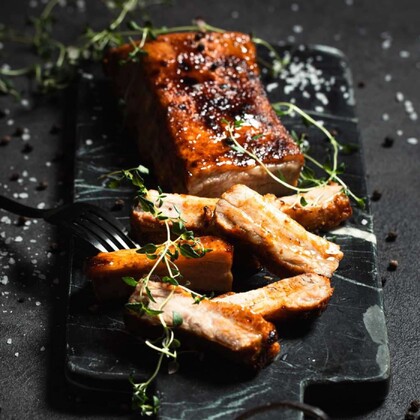 Żeberka w sosie BBQ BIO, Farmy Roztocza