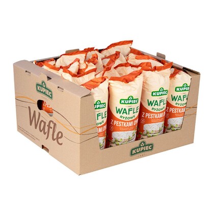 Zestaw 16 szt. wafle ryżowe z pestkami dyni, Kupiec