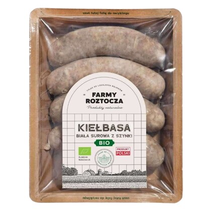 Kiełbasa biała surowa z szynki BIO