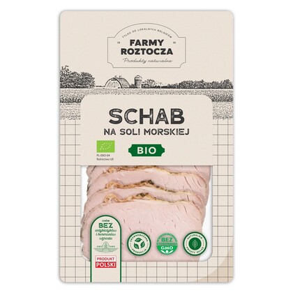 Schab na soli morskiej w plastrach BIO 200g