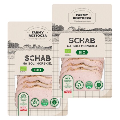 Schab na soli morskiej w plastrach BIO 200g