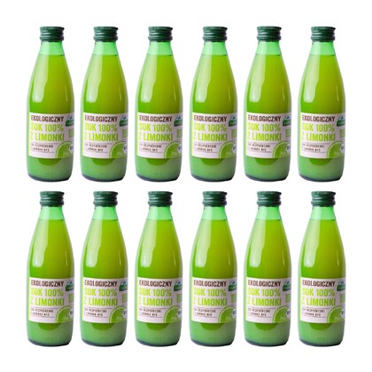 Sok z limonki 100%, 12 szt., Eko Wital