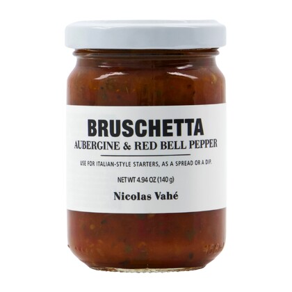 Bruschetta z bakłażanem i czerwoną papryką Nicolas Vahé