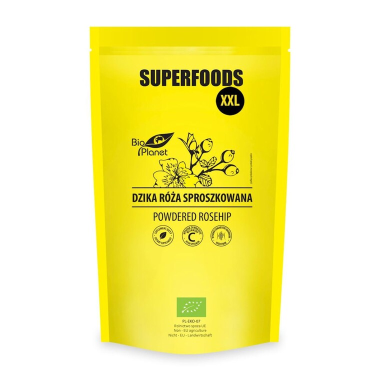 Dzika róża sproszkowana Bio, 500g, Bio Planet