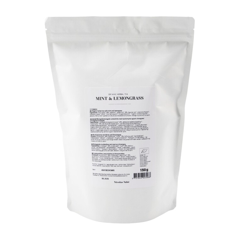 Herbata ziołowa mięta i trawa cytrynowa Nicolas Vahé, 150 g