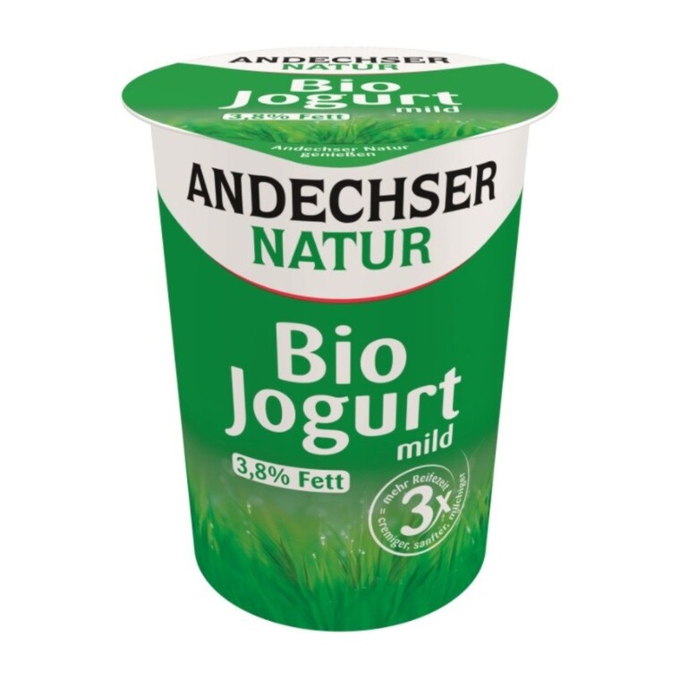 Jogurt naturalny 3,8 % tł. Bio, 500g, Andechser Natur 