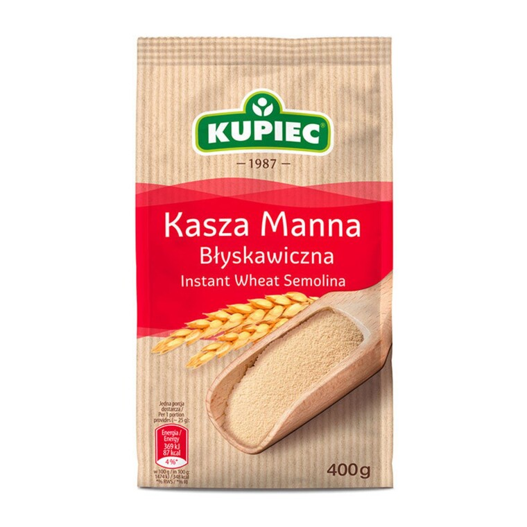 Kasza manna błyskawiczna, Kupiec