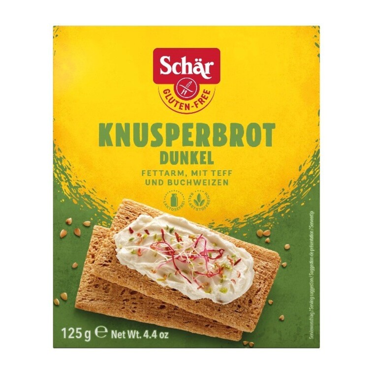 Knusperbrot dunkel - pieczywo chrupkie ciemne, bezglutenowe