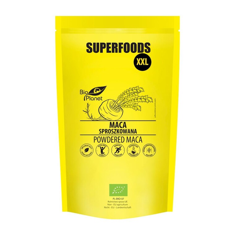 Maca sproszkowana Bio, 750g, Bio Planet