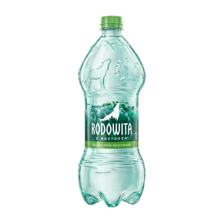 Woda mineralna delikatnie gazowana 1l, Rodowita z Roztocza
