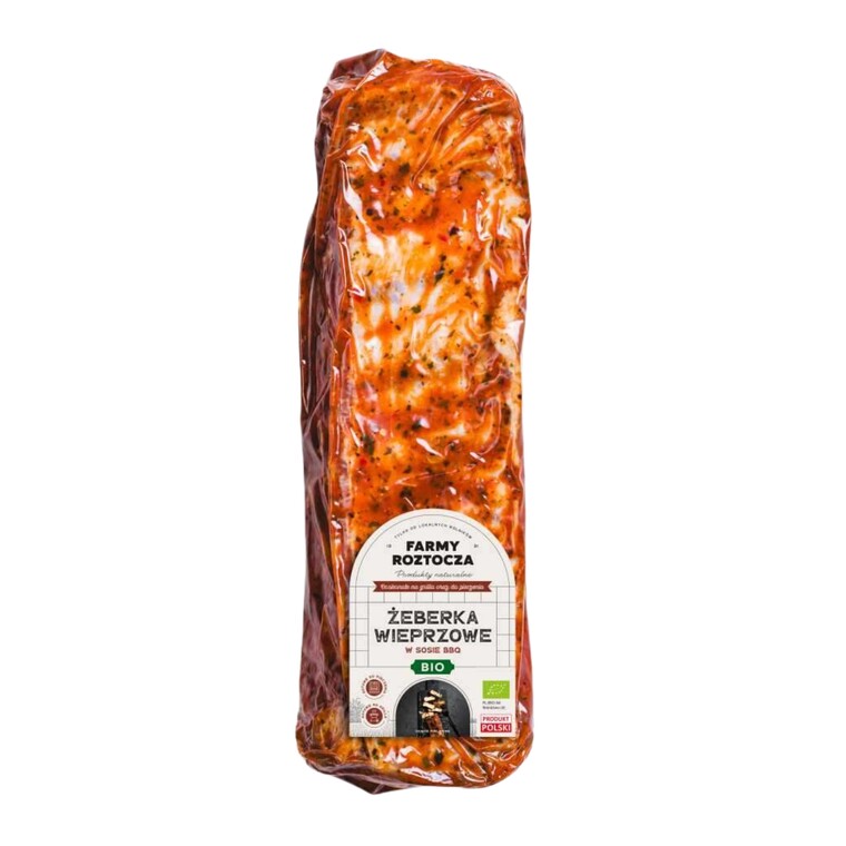 Żeberka w sosie BBQ BIO, Farmy Roztocza