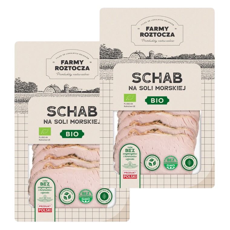 Schab na soli morskiej w plastrach BIO 200g