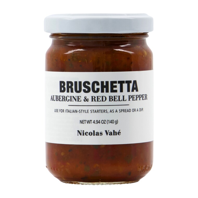 Bruschetta z bakłażanem i czerwoną papryką Nicolas Vahé
