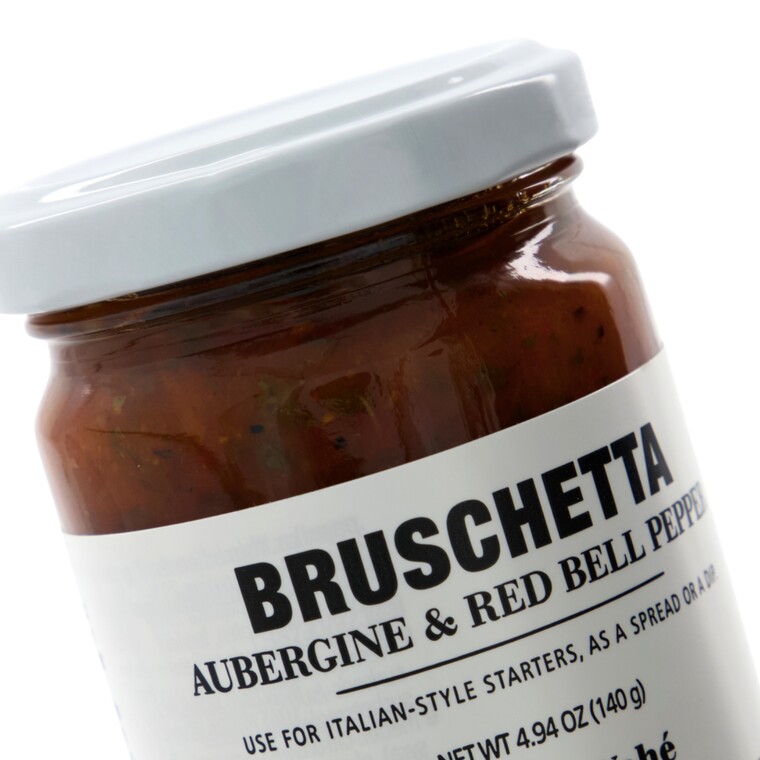Bruschetta z bakłażanem i czerwoną papryką Nicolas Vahé